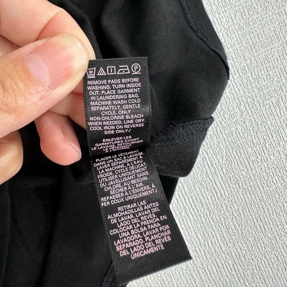 Victoria’s Secret sleeveless lace top black size S - Picture 8 of 9